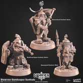 Dwarven Gatekeeper Sentinels 3D-printed model
